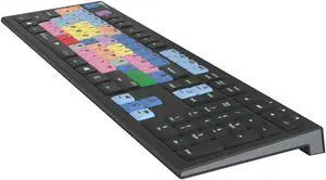 Logickeyboard Backlit 'Astra2' Designed for use with Avid Media Composer on Windows PC * 'Classic' Layout * p/n LKB-MCOM4-A2PC-US