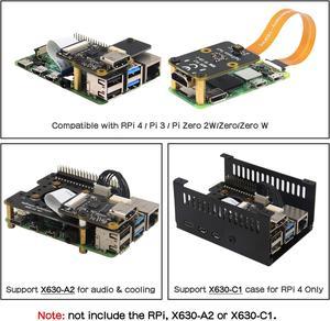 Geekworm X630 V1.5 Hdmi to CSI-2 Module for Raspberry Pi, Hdmi Input Bridge TC358743 Supports up to 1080p/25Fps Compatible with Raspberry Pi 4B/3B+/3B/3A+/Pi Zero/Zero W/Zero 2W