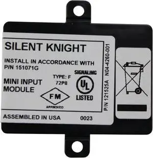 Silent Knight SD500-MIM Fire Alarm Addressable Mini Input Module