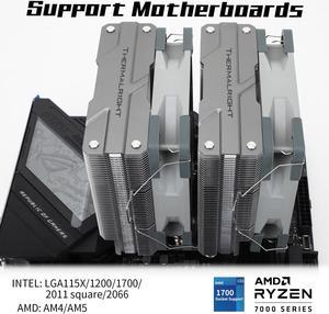 Thermalright Peerless Assassin 120 CPU Air Cooler - 6 Heat Pipes, Dual 120mm Fans, Aluminium Heatsink, AGHP Tech, for AMD/Intel CPUs