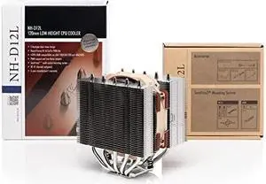 Noctua NH-D12L, Low-Height Dual-Tower CPU Cooler (120mm, Brown)
