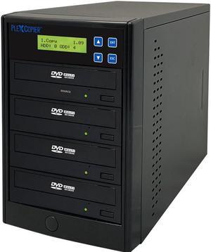PlexCopier 24X 1 to 3 CD DVD M-Disc Supported Duplicator Copier Tower with Free Copy Protection
