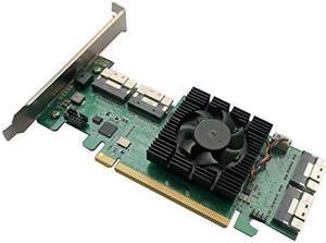 Highpoint SSD7580B NVMe 8-Port M.2/U.2 Industry Fastest-Performance/Comprehensive Selection Capable of Supporting Over 100TB On a Single Controller.
