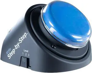 AbleNet Little Step by Step - Multi-Message AAC Communication Device with Quick Recording, Colored Tops, and Versatile Communication Options, Nonverbal Communication Device for Kids & Adults