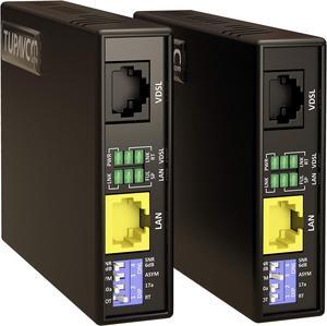 Tupavco Ethernet Extender Kit (Pair) LAN Network Cable Range Extension (up to 7000ft) TEX-100
