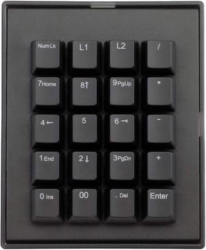 Max Keyboard Falcon-20 RGB Programmable Macropad Mechanical Keyboard, Backlit Multicolor LED, Cherry MX RGB Switch (Cherry MX RGB Speed)