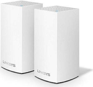 Linksys Velop Mesh Home WiFi System, 3,000 Sq. ft Coverage, 20+ Devices, Speeds up to (AC1300) 1.3Gbps - WHW0102