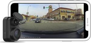 Garmin 010-02504-00 Dash Cam Mini 2, Tiny Size, 1080p and 140-degree FOV, Monitor Your Vehicle While Away w/ New Connected Features, Voice Control, Black