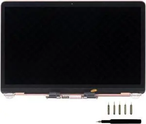 LCDOLED Replacement for MacBookAir10,1 MacBook Air 13" M1 2020 A2337 EMC 3598 MGN63 MGN93 MGND3 MGN73 MGNA3 MGNE3 13.3 inches 2560x1600 Full LCD Screen Complete Top Assembly (Gold)