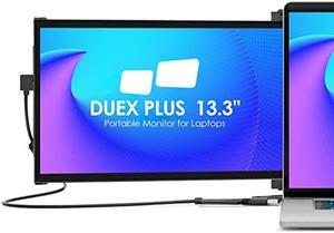 New Mobile Pixels Duex Plus Portable Monitor, 13.3" Full HD 1080P IPS Dual Laptop Monitor, USB C/USB A Plug and Play Portable Display,Windows,Mac,Android,Switch Compatible