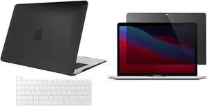 ProCase Slim Hard Shell Cover for MacBook Pro 13 2016-2020 Release Bundle with Privacy Screen Protector for MacBook Air 13 / Pro 13