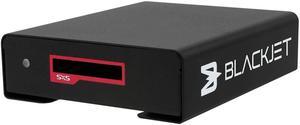 Blackjet TX-1S SxS Media Reader Thunderbolt 3, Video, 4K, Broadcast, DIT, Workflow, Cinema, Production, Thunderbolt 4 and USB 4.0 Supported