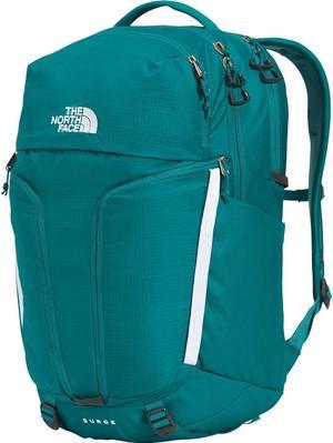 THE NORTH FACE Women's Surge Commuter Laptop Backpack, Harbor Blue/TNF White, One Size