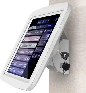 Beelta Tablet Wall Mount Compatible with 10.2 inch iPad 7th 8th 9th Gen Lockable Tiltable Anti Theft Security Adjustable