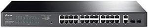 TP-Link TL-SG1428PE 24 Port Gigabit PoE Switch Easy Smart Managed 24 PoE+ Port @250W w/ 2 UL Gigabit Ports + 2 SFP Slots PoE Auto Recovery QoS, Vlan, IGMP & LAG