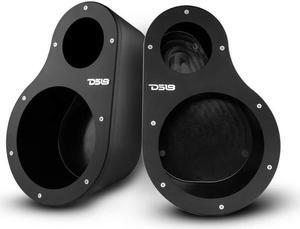 DS18 Hydro EN6P High Density Abs Universal Speaker Pods, 2-Way Pod 1 X 6.5 and 1 x 1.5 Tweeters - for All Elements Cars, Trucks, ATVs, UVTs (1 Set Left & Right - NO Speakers)