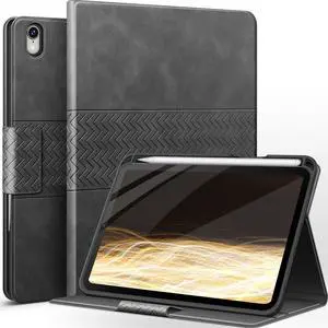 auaua Case for iPad mini 7 (A17 Pro, 2024) / iPad mini 6 Case (2021) 8.3 inch with Pencil Holder, Multiple Viewing Angles, Magnetic Closure, Auto Sleep/Wake (Grey)