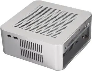 Mini ITX Case, Desktop Case Sturdy Durable Good Heat Dissipation for Hotel Computers for Self Service Terminals
