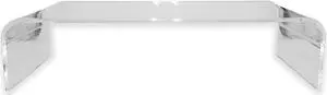 CuteBox Company Clear 8mm Standard Acrylic Monitor Stand for Computers, Monitors, Laptops, Tablets, Office Use, Home Use, Desks, Tabletop, Standing Desk, Counter