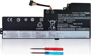 01AV421 01AV419 T470 T480 Battery for Lenovo ThinkPad A475 A485 TP25 Series Notebook FRU 01AV489 SB10K97577 SB10K97576 SB10K97578 01AV420 11.4V 24Wh 2100mAh 3-Cell Replacement Internal Laptop Battery