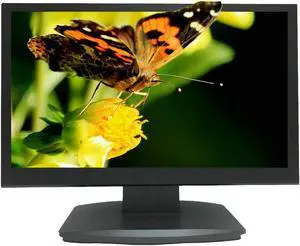 101AV Professional Security Monitor 21.5" 5MP Super HD-TVI, AHD, CVI & CVBS 16:9, 1 HDMI & 2 BNC Inputs and Outputs, Working with Super HD 5MP Security Cameras Directly in Addition to DVR/NVR & PC