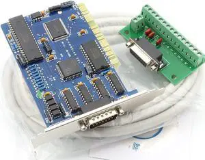 RATTMMOTOR 3 Axis NC Studio PCI Motion Ncstudio Control Card Interface Adapter Breakout Board for CNC Router Engraving Milling Machine