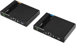 gofanco USB KVM and HDMI 2.0 Over CAT6 / CAT7 Extender - 230ft Extension, 4K @60Hz HDMI Video, 2X USB Keyboard/Mouse, Near Zero Latency, HDMI Loopout, Audio Extraction, ESD Protection (KVMHD20Ext)