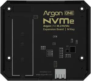 Argon ONE M.2 NVME Expansion Board for Raspberry Pi 4 | Supports M-Key M.2 NVME SSD | Only Compatible with Argon ONE V2 Cases