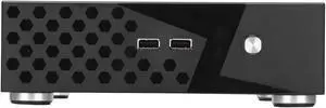 Desktop Case, Exquisite Compact Sturdy Durable Mini ITX Case for Hotel Computers for Self Service Terminals