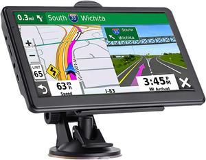 7 Inch Touch Screen GPS Navigation System for Cars and Trucks - 2023 Maps, Spoken Directions, and Free Lifetime Updates