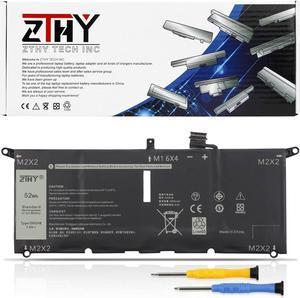 ZTHY 52Wh DXGH8 Laptop Battery Replacement for Dell XPS 13 9370 9380 7390 2019 Inspiron 13 7000 7390 7391 2-in-1 5390 5391 14 7400 7490 Latitude 3301 E3301 Vostro 13 5000 5390 5391 P82G001 P113G001