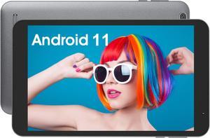 FANGOR Tablet 8 inch Android Tablet, Computer Tablet, Android 11.0 Tablet Quad-Core Processor 32GB Storage Tablet Computer, 2GB RAM, 5G WiFi, Bluetooth 5.0, Dual Camera (Silver Grey)