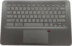 Replacement for HP Chromebook 14 G6 CB14G6 CelN4000 15.6" Laptop Upper Case Palmrest Keyboard Touchpad Assembly Part L90459-001