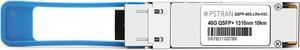 OPSTRAN 40GBASE-LR4 QSFP+ Transceiver Module Compatible with HPE H3C JG661A 40G QSFP+LR4 SMF 1310nm 10km LC DOM