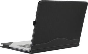Case Cover for New Microsoft Surface Laptop Studio 2& Laptop Studio Tablet[(14.4-inch Screen)]  2-in-1 PU Leather Protective Shell(Surface Laptop Studio, Herringbone Pattern Gray)