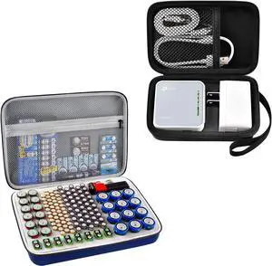 GWCASE Battery Organizer Storage Holder + Case Compatible with TP-Link AC750 Wireless Portable for Nano Travel Router