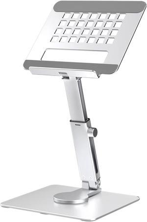 GuaziV Aluminum Tablet Stand, 360degRotating Base Folding iPad Desk Stand, Adjustable Tablet Stand for iPad Air 4/Mini, iPad 10.2/9.7, Kindle, E-Reader, Fire and 4.7"-13.5" Cell Phone & Tablets