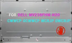 Replacement for DELL MV238FHM-N20 CWWCP 0CWWCP WCRJP 0WCRJP LED LCD Screen Panel Replacement 23.8" FHD (Non-Touch Version