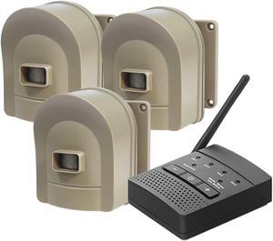 1/2 Mile Hosmart Driveway Alarm Wireless Sensor System & Driveway Sensor Alert System Weatherproof Security Outdoor Motion Sensor & Detector Visit The H HOSMART Store