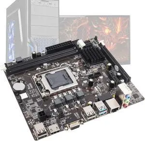 B75 Motherboard with USB 3.0 & SATA3, Intel LGA1155 Socket Desktop Motherboard, DDR3 Memory Support, HD Graphics, ATX Form Factor for PC Builds & Upgrades