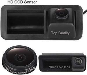 HD Color CCD Waterproof Vehicle Car Rear View Backup Camera, 170deg Viewing Angle Reversing Camera for Benz GLK300 350 S E C CL Class W221 W222 S300 S350 E180 E200 E260 E350 E500 (NO.1 Backup Camera)
