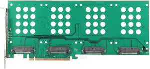 U.2 PCIe Adapter, U.2 to PCIe Card NVMe PCIe Card NVMe PCIe Adapter W/ Mini U.2 SFF8639 Interface PCIe SSD Adapter for 2.5in U.2 NVMe SSDSFF8639 PCIe Adapter