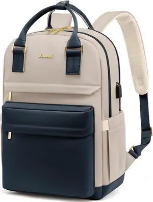 LOVEVOOK Laptop Backpack for Women 15.6 Inch Laptop Bag with USB Port, Fashion Waterproof Backpacks Teacher Nurse Stylish Travel Bags Vintage Daypacks for College Work