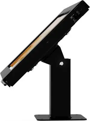 TABcare Locking Metal Black Desktop Stand for iPad 7 8 9 10.2" with 360 Rotating & 180 Tilting Stand