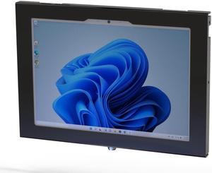 TABcare Locking Anti-Theft Metal Case for MS Surface Pro 8 9 10 as Kiosk, POS, Store, Show Display, Time Clock (Surface Pro 8/9, Black)