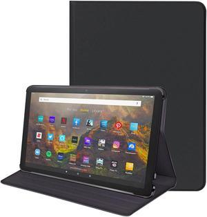 New  Fire HD 10 Tablet Case (2021, 11th Generation) Three Multi-Perspective / Cover Sleep / Open Cover Wake / Water Proof / Scratch Proof / Anti-Collision / Big Triangle Support /(Black)