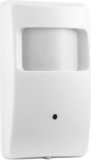 REVOTECH PIR POE IP Camera, HD 3MP Small Indoor Security Camera Covert 3.7mm Lens 940nm Invisible LEDs IR Night Vision P2P H.265(IPIR-M-P White)