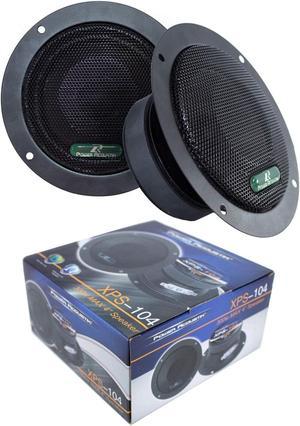 P Acoustik 2X Sealed Back 4" 600W Mid Range Car Audio Speaker XPS-104