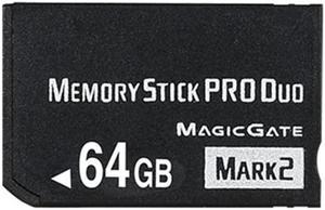 Mrekar 64GB Memory Stick Pro Duo (MARK2) for PSP Camera Memory Card