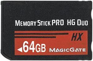 Mrekar 64GB High Speed Memory Stick Pro-HG Duo for PSP Accessories Camera Memory Card